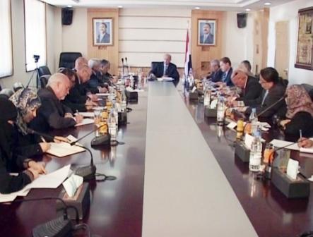 د. القربي لدى لقائه سفراء الولايات المتحدة ودول الاتحاد الأوروبي